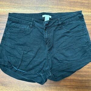 H&M Black Jean Shorts for Women